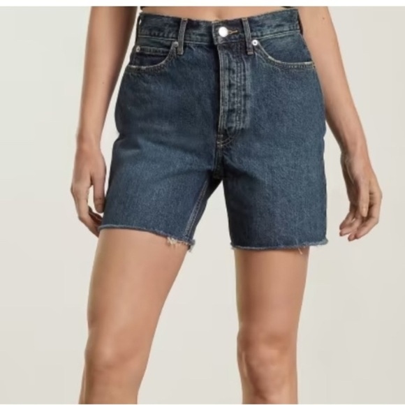 Everlane Rigid Way High Organic Cotton Jean Shorts size 26 - Picture 1 of 15